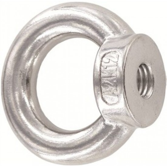 M16PASLANMAZİ NOX HALKALI SOMUN(DİŞİ MAPA AYBOLT) (A4) A4 AISI 316 Kalite DIN 582
